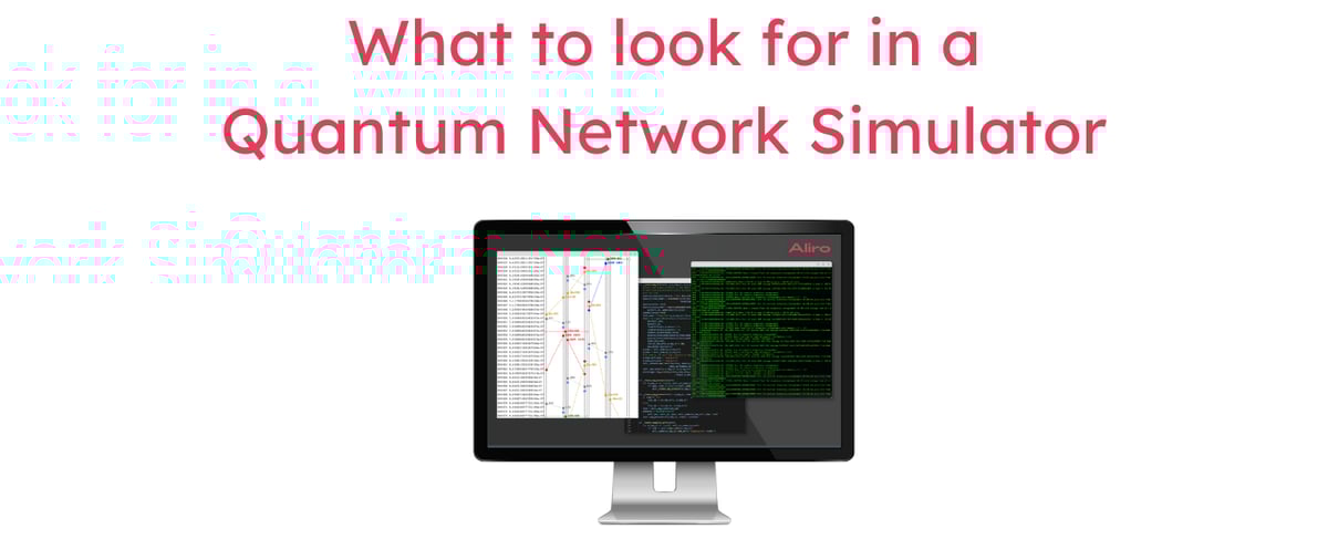 Infographic Quantum Network Simulation